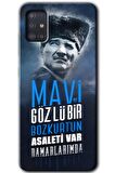 Galaxy A51 Kılıf HD Desen Baskılı Arka Kapak - Bozkurt Atatürk 