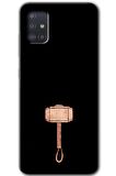 Galaxy A51 Kılıf HD Desen Baskılı Arka Kapak - Thor Çekiç 