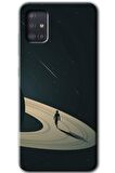 Galaxy A51 Kılıf HD Desen Baskılı Arka Kapak - Space Planet 
