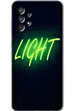 Galaxy A52 Kılıf HD Desen Baskılı Arka Kapak - Neon İnscription 