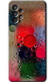 Galaxy A52s Kılıf HD Desen Baskılı Arka Kapak - Wet Bubbles 