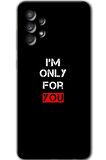 Galaxy A52s Kılıf HD Desen Baskılı Arka Kapak - For You 