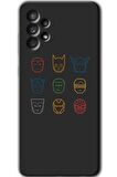 Galaxy A52s Kılıf HD Desen Baskılı Arka Kapak - Avengers Minimalism 