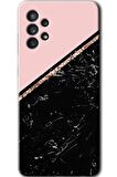 Galaxy A52s Kılıf HD Desen Baskılı Arka Kapak - Yarım Mermer 