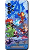 Galaxy A52s Kılıf HD Desen Baskılı Arka Kapak - Avengers Cartoon 
