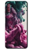 Galaxy A7 2018 Kılıf HD Desen Baskılı Arka Kapak - Liquid Cloud 