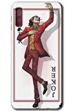 Galaxy A7 2018 Kılıf HD Desen Baskılı Arka Kapak - Joker İskambil 