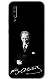 Galaxy A70 Kılıf HD Desen Baskılı Arka Kapak - Atatürk İmza 