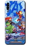 Galaxy A70 Kılıf HD Desen Baskılı Arka Kapak - Avengers Cartoon 