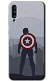 Galaxy A70s Kılıf HD Desen Baskılı Arka Kapak - Captain Avenger 