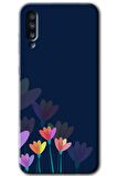 Galaxy A70s Kılıf HD Desen Baskılı Arka Kapak - Çizim Çiçekleri 