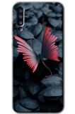 Galaxy A70s Kılıf HD Desen Baskılı Arka Kapak - Dark Butterfly 