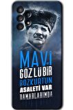 Galaxy A72 Kılıf HD Desen Baskılı Arka Kapak - Bozkurt Atatürk 