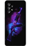 Galaxy A72 Kılıf HD Desen Baskılı Arka Kapak - AK 