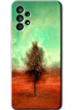 Galaxy A73 Kılıf HD Desen Baskılı Arka Kapak - Outlines Paint 