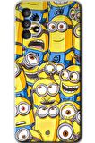 Galaxy A73 Kılıf HD Desen Baskılı Arka Kapak - Minion Ordusu 