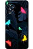 Galaxy A73 Kılıf HD Desen Baskılı Arka Kapak - Lighter Butterfly 