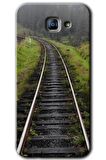 Galaxy A8 2016 Kılıf HD Desen Baskılı Arka Kapak - Tren Yolu 