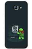 Galaxy A8 2016 Kılıf HD Desen Baskılı Arka Kapak - Kaplumbağa Avcısı 