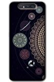 Galaxy A80 Kılıf HD Desen Baskılı Arka Kapak - Gezegen Döngüsü 