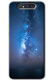 Galaxy A80 Kılıf HD Desen Baskılı Arka Kapak - Samanyolu 