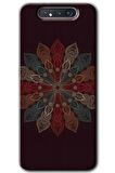 Galaxy A80 Kılıf HD Desen Baskılı Arka Kapak - Mandala Flower Wal 