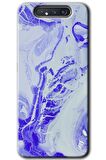 Galaxy A80 Kılıf HD Desen Baskılı Arka Kapak - Cranny Liquid Wall 