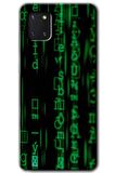 Galaxy A81 Kılıf HD Desen Baskılı Arka Kapak - Matrix 