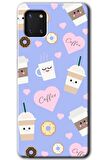 Galaxy A81 Kılıf HD Desen Baskılı Arka Kapak - Coffee Cake 