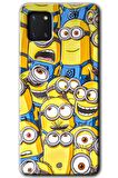 Galaxy A81 Kılıf HD Desen Baskılı Arka Kapak - Minion Ordusu 