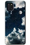 Galaxy A81 Kılıf HD Desen Baskılı Arka Kapak - Gece Gökyüzü 