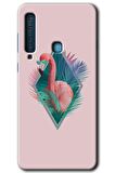 Galaxy A9 2018 Kılıf HD Desen Baskılı Arka Kapak - Flamingo 