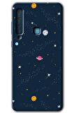 Galaxy A9 2018 Kılıf HD Desen Baskılı Arka Kapak - Çizim Gezegen 