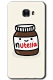 Galaxy C7 Kılıf HD Desen Baskılı Arka Kapak - Nutella Aşkım 