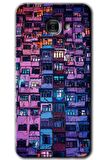 Galaxy C7 Kılıf HD Desen Baskılı Arka Kapak - Şehir Görünümü 