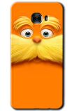 Galaxy C7 Kılıf HD Desen Baskılı Arka Kapak - Garfield 