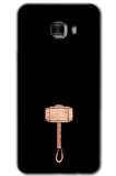 Galaxy C7 Kılıf HD Desen Baskılı Arka Kapak - Thor Çekiç 