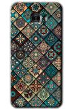 Galaxy C7 Kılıf HD Desen Baskılı Arka Kapak - Mandala Desen 