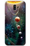 Galaxy J8 Kılıf HD Desen Baskılı Arka Kapak - Cosmos 