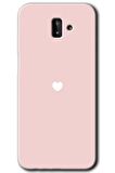 Galaxy J8 Kılıf HD Desen Baskılı Arka Kapak - Sade Kalp 