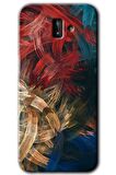 Galaxy J8 Kılıf HD Desen Baskılı Arka Kapak - Karma Boyalar 