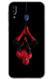 Galaxy M10 Kılıf HD Desen Baskılı Arka Kapak - Örümcek Adam 