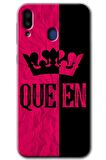 Galaxy M10s Kılıf HD Desen Baskılı Arka Kapak - Queen 