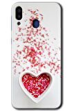 Galaxy M10s Kılıf HD Desen Baskılı Arka Kapak - Kalpli Şekerleme 