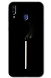 Galaxy M10s Kılıf HD Desen Baskılı Arka Kapak - Sönmüş Kibrit 