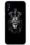 Galaxy M10s Kılıf HD Desen Baskılı Arka Kapak - King Lion 