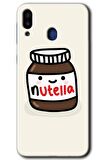 Galaxy M20 Kılıf HD Desen Baskılı Arka Kapak - Nutella Aşkım 