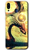 Galaxy M20 Kılıf HD Desen Baskılı Arka Kapak - Digital Dragon 