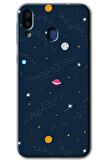 Galaxy M20 Kılıf HD Desen Baskılı Arka Kapak - Çizim Gezegen 