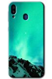 Galaxy M20 Kılıf HD Desen Baskılı Arka Kapak - Aurora 